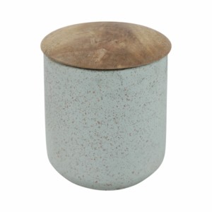 Bougie parfumée avec couvercle en bois, bougie votive décorative pour espaces intérieurs et extérieurs, élégante bougie en pot pour la maison - Product Image 2
