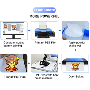 Colorsun High Stability Single L805 Print Head T-shirt <b>Clothes</b> Inkjet Table <b>Printing</b> <b>Machine</b> for Own Use DTF Printer - Product Image 6
