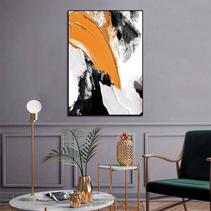 Nghệ Thuật Ban Đầu Kích Thước Lớn Hình Ảnh Trang Trí Nội Thất Tường Nghệ Thuật Trừu Tượng Sơn Dầu Vẽ Tay 3D Vải - Product Image 2