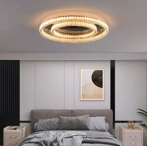 New Style Smart Bedroom <b>Living</b> <b>Room</b> Decor Luxury Crystal Modern <b>Led</b> Circle <b>Ceiling</b> <b>Lights</b> Lamp - Product Image 3