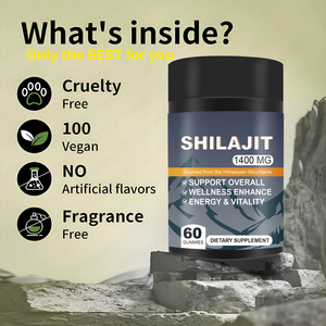 Gummies de Shilajit OME privées avec Ashwagandha, <span class=keywords><strong>Muesli</strong></span> noir, Ginseng – Favorisent la santé globale, l'énergie et la vitalité - Product Image 5
