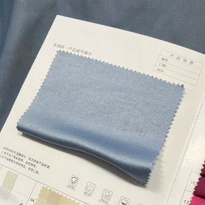 Высококачественная гладкая атласная бархатная ткань из 100% полиэстера, 155 г/м², ширина 153 см, роскошная, блестящая, дышащая, для свадебных платьев и пижам для девочек - Product Image 6