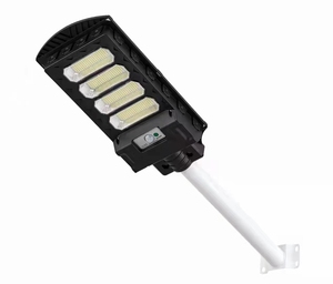 Lampadaire Solaire LED Tout-en-un 300W & 400W avec Capteur, Corps en Plastique ABS IP66, Alimentation Électrique et Télécommande pour Jardin et Route - Product Image 4