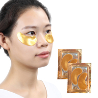 Masque pour les yeux au collagène or, marque privée, gel hydratant pour la peau des yeux, patchs pour les yeux contre les cernes