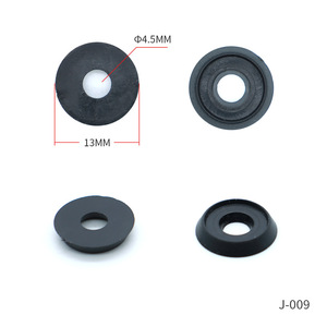 Joint plat en plastique noir, épaisseur 2 mm, isolation et étanchéité pour huiles avec attaches J-009 - Product Image 4