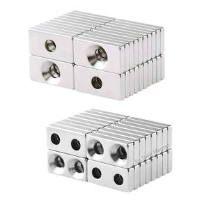 도매 가격 직사각형 네오디뮴 자석 N52 Ndfeb 블록 네오디뮴 자석 <span class=keywords><strong>50mm</strong></span> 접시 구멍 - Product Image 6