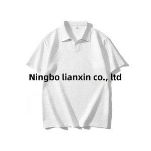 Maglietta Estiva 2024 da <span class=keywords><strong>Uomo</strong></span>, Stile Sportivo e Casual, con Tessuto Jacquard, Ricamo a Spugna e Ricamo a Macchina con Lettere, a Maniche Corte - Product Image 4