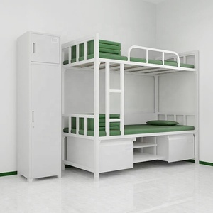Lit superposé double robuste pour école Glory Merge, lit à deux étages en métal, lit superposé en fer, lit superposé double pour école - Product Image 2