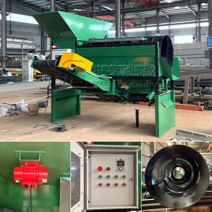 غربال دوار ثقيل الوزن WTS0820 مع محرك اهتزاز أسطواني مدمج ومضخة لتطبيقات إعادة تدوير الخام والتربة العلوية والسماد والكتلة الحيوية - Product Image 1