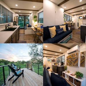 Quacent 20ft 40ft Luxury Tiny <strong>Wooden</strong> Prefab <strong>House</strong> Building Modern Mobile Light Steel Container Prefabricated Home Apartment - Product Image 5