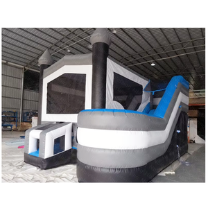 <b>Inflatable</b> Bouncer House <b>Water</b> <b>Slide</b> Commercial Castle Jumping for Kids Castle House for Child Amusement Park Bouncing Ca - Product Image 1