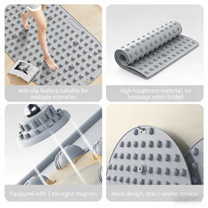 Tapis de massage des pieds en silicone, coussin portable pour points de pression des pieds, pour soulager le stress, les douleurs à la voûte plantaire et au talon, utilisation à domicile et en salle de sport - Product Image 4