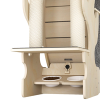 Roue d'exercice silencieuse pour chat, cadre d'escalade en panneau de fibres de bois, jouet pour chat, accessoires pour chat, tapis roulant pour chat, prix d'usine OEM personnalisé