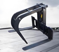 Nuevo Abrazadera para Tuberías para Montacargas, Longitud de Garra 1370mm, Peso Bruto 567kg, para Manipulación de Tuberías de Acero Extralargas y de Gran Diámetro 1
