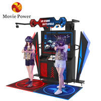 Meilleures ventes de jeux d'arcade de tir en réalité virtuelle, arène de divertissement, films 9D, 2 joueurs, jeu de tir avec pistolet, station de jeu VR, bataille VR à vendre