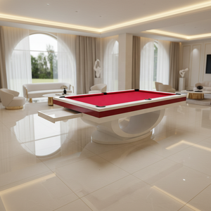 Table de billard WANYAJU de qualité supérieure en bois massif, standard commercial, moderne, multifonctionnelle, pour la maison et les loisirs - Product Image 2