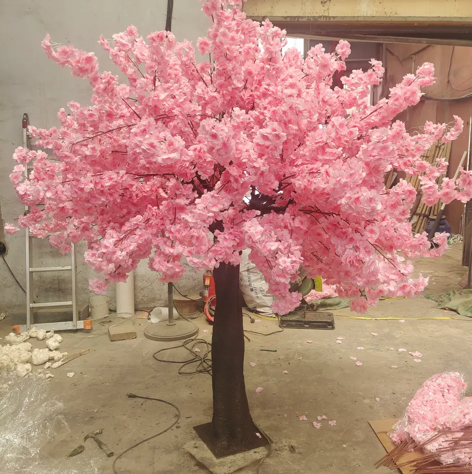 Desain Baru Dekorasi Latar Belakang Pernikahan Pohon Harapan Sakura Pohon Buatan