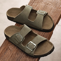 Sandales en liège personnalisées de haute qualité pour hommes, avec boucle simple et semelle antidérapante – Fabricant professionnel