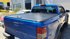 Accessoires de voiture, 4x4, couvercle de volet roulant en Aluminium, couvercle de Tonneau rétractable pour <span class=keywords><strong>Ford</strong></span> Ranger <span class=keywords><strong>raptor</strong></span> F150 - Product Image 3