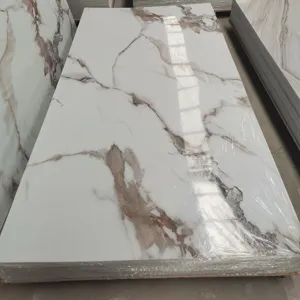 Flexible Anpassung UV-Beschichtung Marmor PVC-Platte