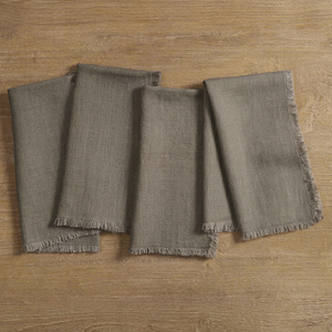 Serviette en lin 100% faite à la main, écologique, durable, multi-usages, douce, absorbante, carrée, personnalisable pour le service et le nettoyage en cuisine - Product Image 1