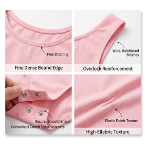 Leotardo de Ballet Negro sin Mangas para Niñas Pequeñas, Personalizado OEM, Traje de Danza Elástico para Niñas, Leotardos de Gimnasia para Entrenamiento - Product Image 2