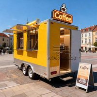 Food Truck Mobile pour Vente Ambulante : Café, Bubble Tea, Snacks Sucrés, Jus, Boissons, Cocktails, Petit Food Truck pour Fleuriste