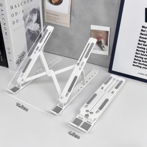 Support d'ordinateur portable de voyage personnalisé en plastique pliable avec boîte pour les programmes de fidélité des compagnies aériennes et les cadeaux marketing de l'aviation - Product Image 2