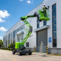 SAGA FIRST Nacelle élévatrice articulée compacte pour haute altitude 12m-28m, moteur diesel, pour entrepôt et espaces étroits