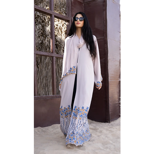 Robe maxi moderne brodée LEDUO, nouveau style, avec hijab abaya, robe musulmane pour femmes - Product Image 1