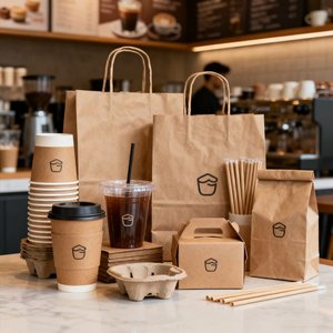 Double Wall Disposable <strong>Paper</strong> Coffee <strong>Cups</strong> with Lids, 8oz 12oz 16oz Heat Insulated <strong>Paper</strong> <strong>Cups</strong> for Cafe, Restaurant, Takeaway - Product Image 3