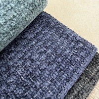 Tissu d'ameublement confortable 100 % polyester uni, tendance mode, nouveau produit, idéal pour canapé de salon