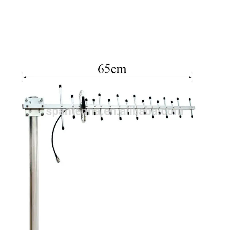 Alta calidad 900mhz 1800MHz al aire libre antena yagi antena de banda dual gsm gprs 2g 3g de alta ganancia 12dBi antena direccional