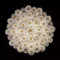 Lustre en verre de Murano décoratif de style vintage français, design créatif américain, pour bar, salon, chambre, restaurant