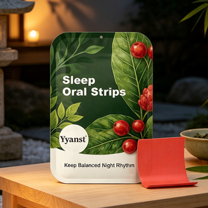 Tiras Orales Delgadas para Dormir de Marca Privada OEM/ODM, con Infusión de Hierbas Naturales para un Ritmo Nocturno Equilibrado, 30 Sobres - Product Image 2