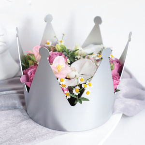 ブーケ用リサイクル可能なアクリル防水クラウンフラワーバレンタインローズギフトボックス - Product Image 2