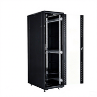 Armoire serveur réseau 42U 800*600*2000mm avec porte vitrée, gestion des câbles, rack sur pied 19 pouces pour réseau informatique