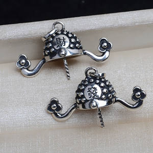 Pendentif Yintai en argent S925, Dieu de la richesse, pour femmes, 13-17, grande perle baroque, accessoire de bijoux DIY, 4070 - Product Image 2