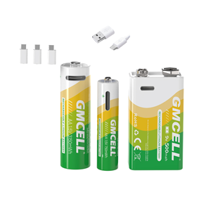 Nouvelles tendances, piles au lithium-ion AA rechargeables par micro USB, type C, 1,5 V, 2500 mWh, 1650 mAh, double A, lithium-ion - Product Image 2