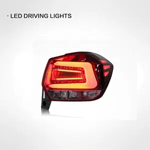 Suitable for Subaru XV 2013 - 2021 taillight assembly modified LED running lights brake lights smoky black scenery