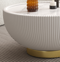 Table basse à panneau rock lumineuse luxe moderne minimaliste nordique salon petit appartement table basse ronde
