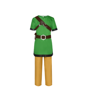 <span class=keywords><strong>Costume</strong></span> de cosplay d'Halloween The Legend of <span class=keywords><strong>Zelda</strong></span> Skyward Sword Link avec pantalon et accessoires pour fête costumée d'Halloween - Product Image 1