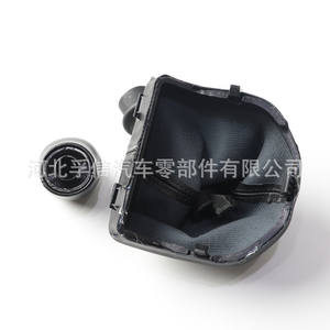 Poignée de levier de vitesses en cuir pour Volkswagen T6, 5 ou 6 vitesses, design ergonomique avec cache-poussière - Product Image 5