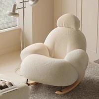 Fauteuil pouf inclinable en tissu pour salon, en forme de L, en coton, mobilier moderne pour la maison, confort doux