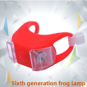 Dual-Clip Silikon-Frosch-Fahrradlicht, Mini 15LM LED-Fahrradscheinwerfer, Lenker-Sicherheitswarnleuchte für <span class=keywords><strong>MTB</strong></span>-Nachtfahrten - Product Image 6