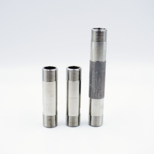 304 צינור פלדה נירוסטה אביזרי dn15 ארוך וקצר npt הרחבה צינור niple עמיד בפני קורוזיה משטח מלוטש - Product Image 3