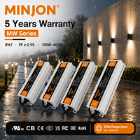 Alimentation à découpage étanche IP67 certifiée UL AC-DC, entrée 90-264VAC, 250W, 12V 24V, garantie 5 ans