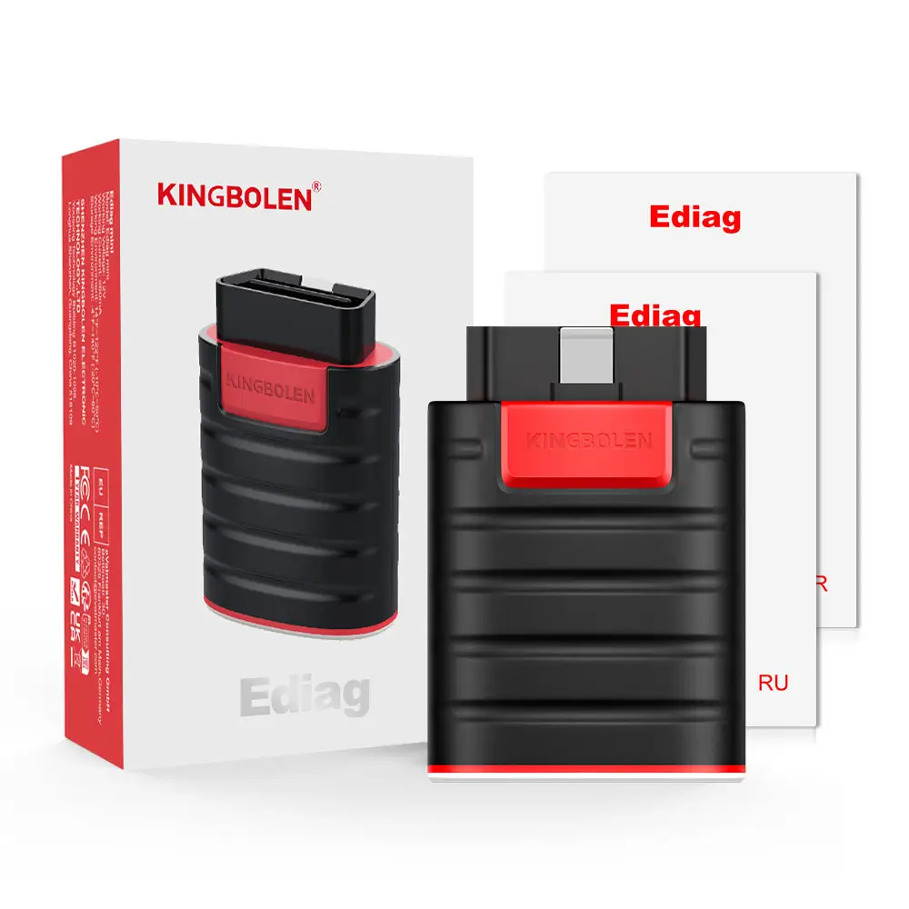 Kingbolen Hot Selling Ediag Oude Versie Obd2 Auto Diagnostische Scanner Bluetooth Ecu Codering Met 15 Resets 1 Jaar Gratis Update