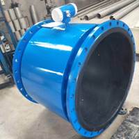 Débitmètre électromagnétique intelligent pour pipeline d'égouts, débitmètre hydraulique diesel magnétique, contrôleur numérique de liquide en ligne