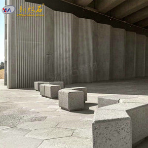 Nuevos Materiales de Construcción en Piedra, Banco de Concreto con Diseño de Cielo Estrellado XMS006, Instalación Artística para Exteriores, Ingeniería Municipal - Product Image 5